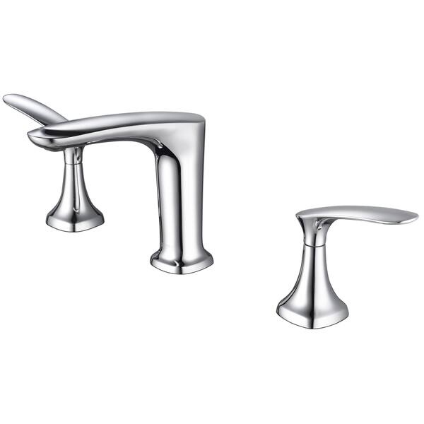 slide 2 of 11, Brianna 2-handle Widespread Bathroom Faucet (3-hole Installation) Polished Chrome