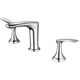 preview thumbnail 1 of 9, Brianna 2-handle Widespread Bathroom Faucet (3-hole Installation) Polished Chrome