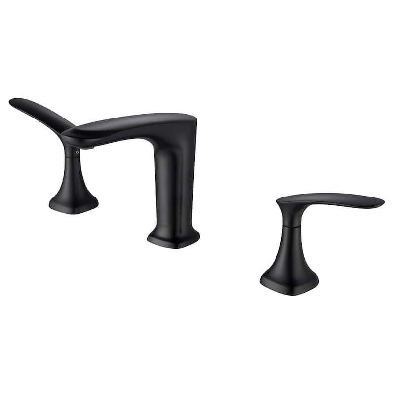 Brianna 2-handle Widespread Bathroom Faucet (3-hole Installation) - Matte Black
