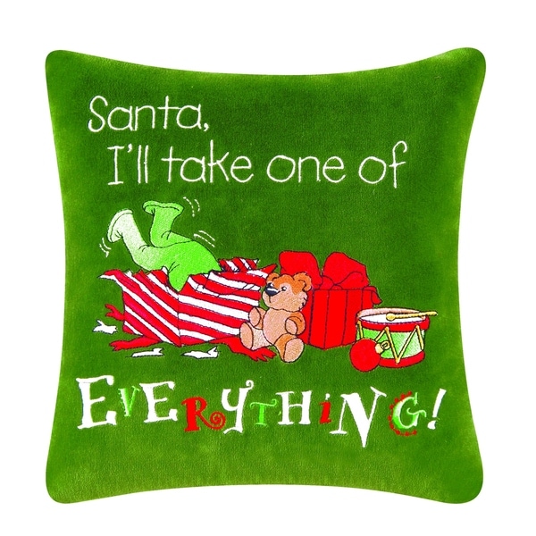Everything Embroidered Pillow