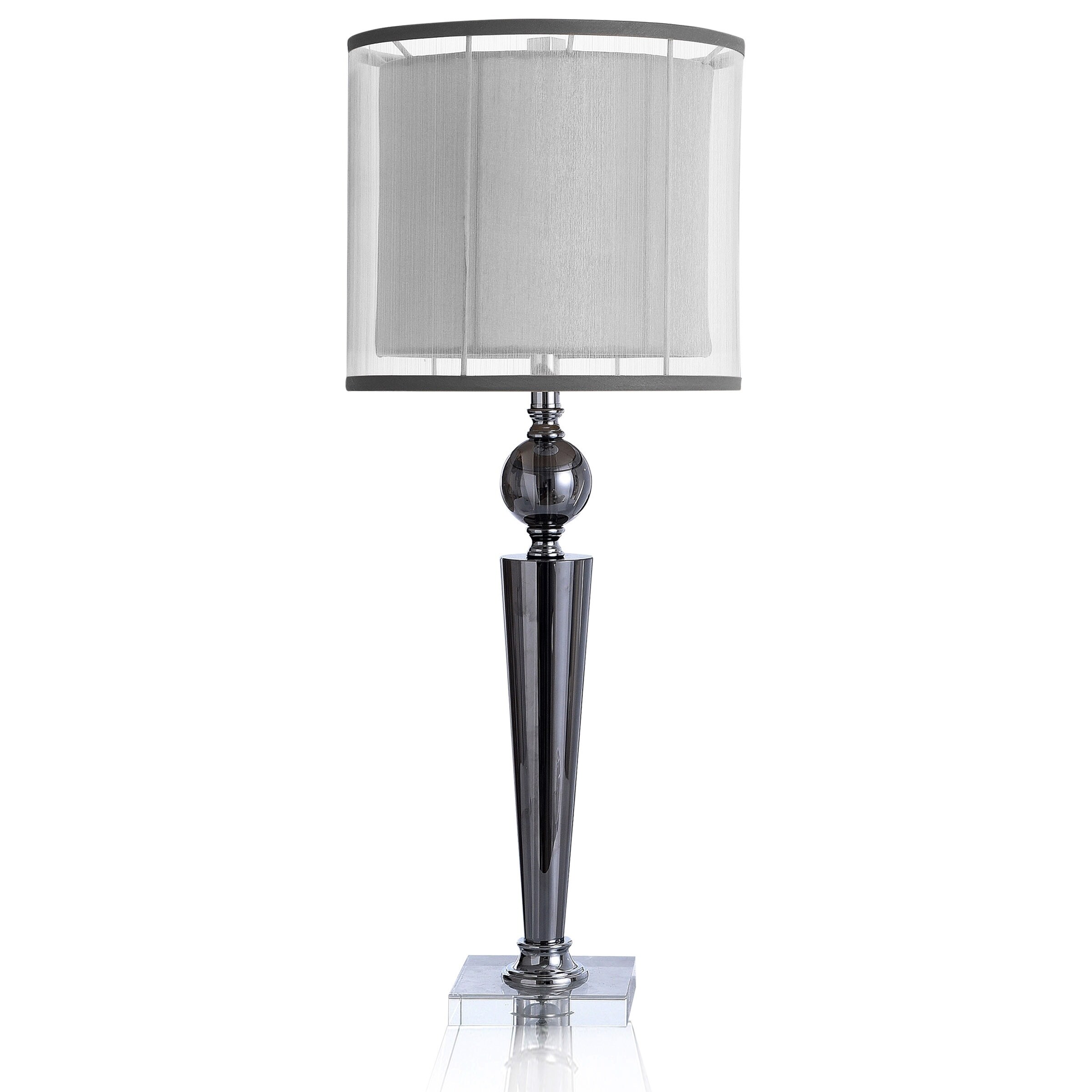 crystal tower table lamp