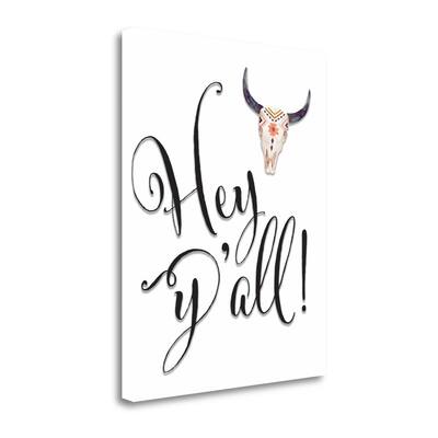 "Hey Yall Bullhead" By Tara Moss, Fine Art Giclee Print on Gallery Wrap Canvas, Ready to Hang