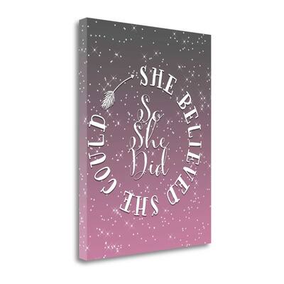"She Believed" By Tara Moss, Fine Art Giclee Print on Gallery Wrap Canvas, Ready to Hang