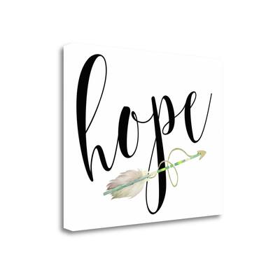 "Hope With Arrow" By Tara Moss, Fine Art Giclee Print on Gallery Wrap Canvas, Ready to Hang