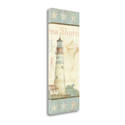"Coastal Shells I" By Daphne Brissonnet, Giclee Print on Gallery Wrap Canvas