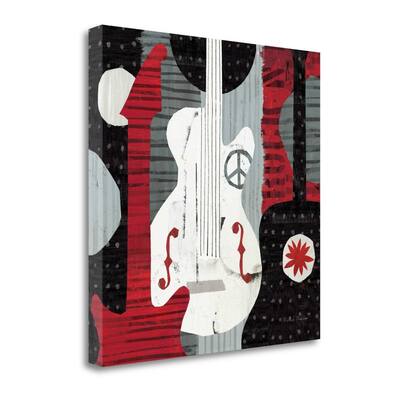 "Rock N Roll Guitars" By Michael Mullan, Giclee Print on Gallery Wrap Canvas