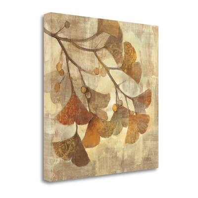 "Ginkgo" By Albena Hristova, Fine Art Giclee Print on Gallery Wrap Canvas, Ready to Hang