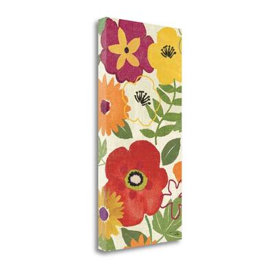 "Watercolor Garden Panel II" By Pela Studio, Giclee Print on Gallery Wrap Canvas