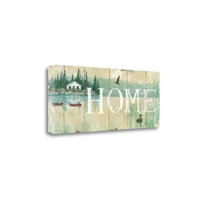 "Waterside Lodge IV" By Daphne Brissonnet, Giclee Print on Gallery Wrap Canvas
