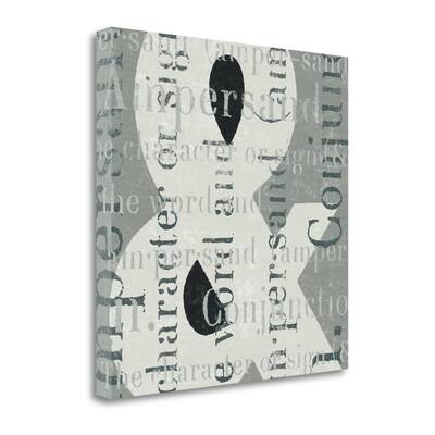 "Punctuated Text II" By Michael Mullan, Fine Art Giclee Print on Gallery Wrap Canvas, Ready to Hang