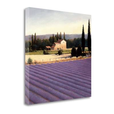 "Lavender Fields II" By James Wiens, Fine Art Giclee Print on Gallery Wrap Canvas, Ready to Hang
