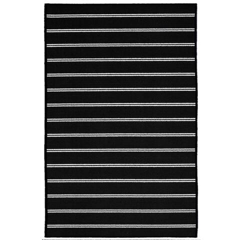Garland Rug Avery Pin Striped Indoor Area Rug