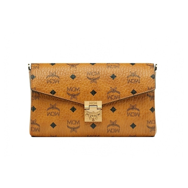 mcm millie visetos flap crossbody