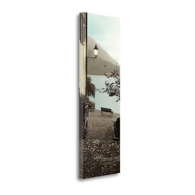 "Panchina Di Lago" By Alan Blaustein, Fine Art Giclee Print on Gallery Wrap Canvas, Ready to Hang