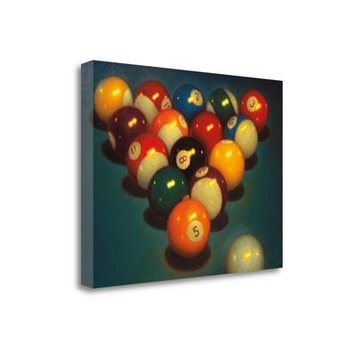"Eight Ball II" By Tr Colletta, Fine Art Giclee Print on Gallery Wrap Canvas, Ready to Hang