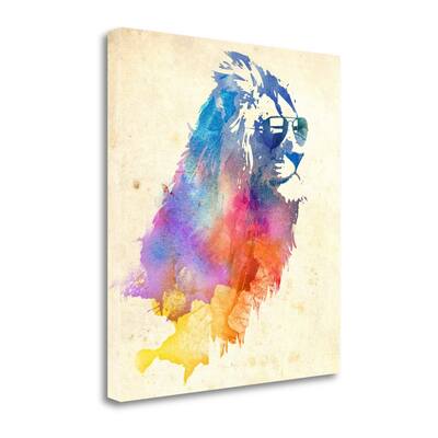 "Sunny Leo" By Robert Farkas, Fine Art Giclee Print on Gallery Wrap Canvas, Ready to Hang