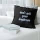 Quotes Don't Quit Your Daydream Quote Chalkboard Style Pillow-Faux ...