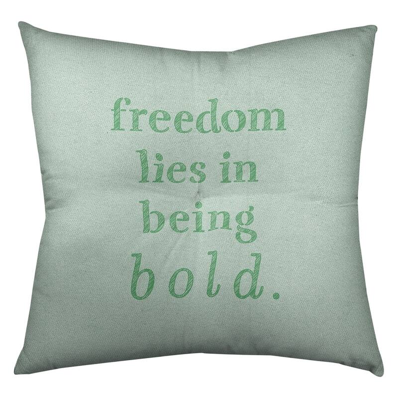 Quotes Handwritten Be Bold Inspirational Quote Floor Pillow - Square ...