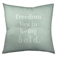 Quotes Handwritten Be Bold Inspirational Quote Floor Pillow - Square ...