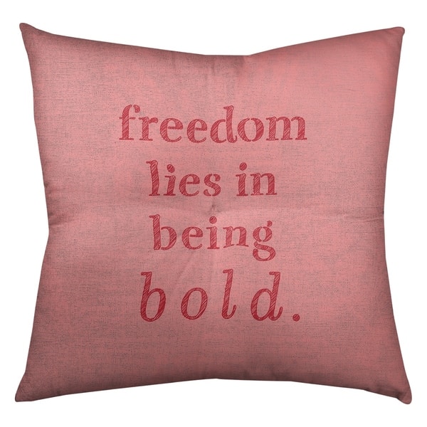 Quotes Handwritten Be Bold Inspirational Quote Floor Pillow - Square ...