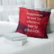 Quotes Faux Gemstone Happiness Inspirational Quote Pillow-spun 