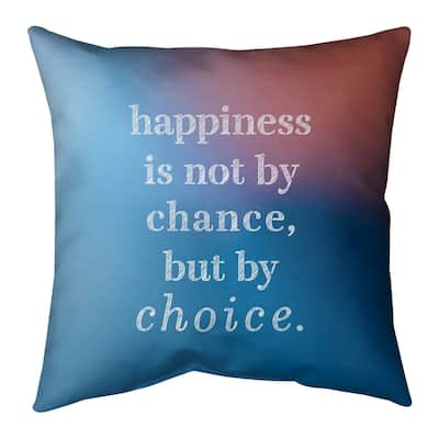 Quotes Multicolor Background Happiness Inspirational Quote Floor Pillow ...