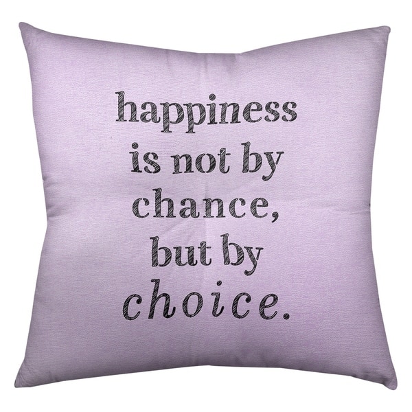 Quotes Handwritten Happiness Inspirational Quote Floor Pillow - Square ...
