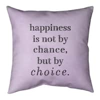 Quotes Faux Gemstone Happiness Inspirational Quote Pillow Indoor Outdoor Overstock 30309349