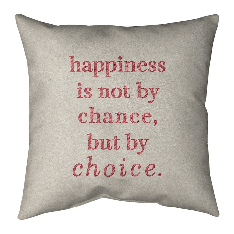 Quotes Handwritten Happiness Inspirational Quote Floor Pillow ...