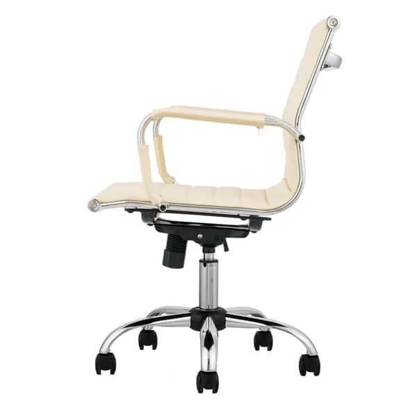 Shop Ovios Ergonomic Office Chair Leather Computer Chair For Home