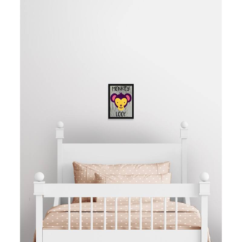 Monkey Loop - 11 x 15 - Black