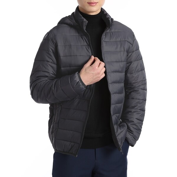 Gocgt Men Lightweight Stand Collar Quilted Packable Down Coat Puffer Jackets Gocgt Men Lightweight Stand Collar Quilted Packable Down Coat Puffer Jackets
