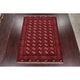 preview thumbnail 2 of 16, Balouch Afghan Oriental Geometric Red Area Rug Wool Handmade - 6'11" x 9'4"