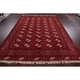 preview thumbnail 11 of 16, Balouch Afghan Oriental Geometric Red Area Rug Wool Handmade - 6'11" x 9'4"