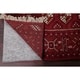 preview thumbnail 16 of 16, Balouch Afghan Oriental Geometric Red Area Rug Wool Handmade - 6'11" x 9'4"