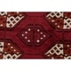 preview thumbnail 7 of 16, Balouch Afghan Oriental Geometric Red Area Rug Wool Handmade - 6'11" x 9'4"