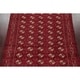 preview thumbnail 3 of 16, Balouch Afghan Oriental Geometric Red Area Rug Wool Handmade - 6'11" x 9'4"