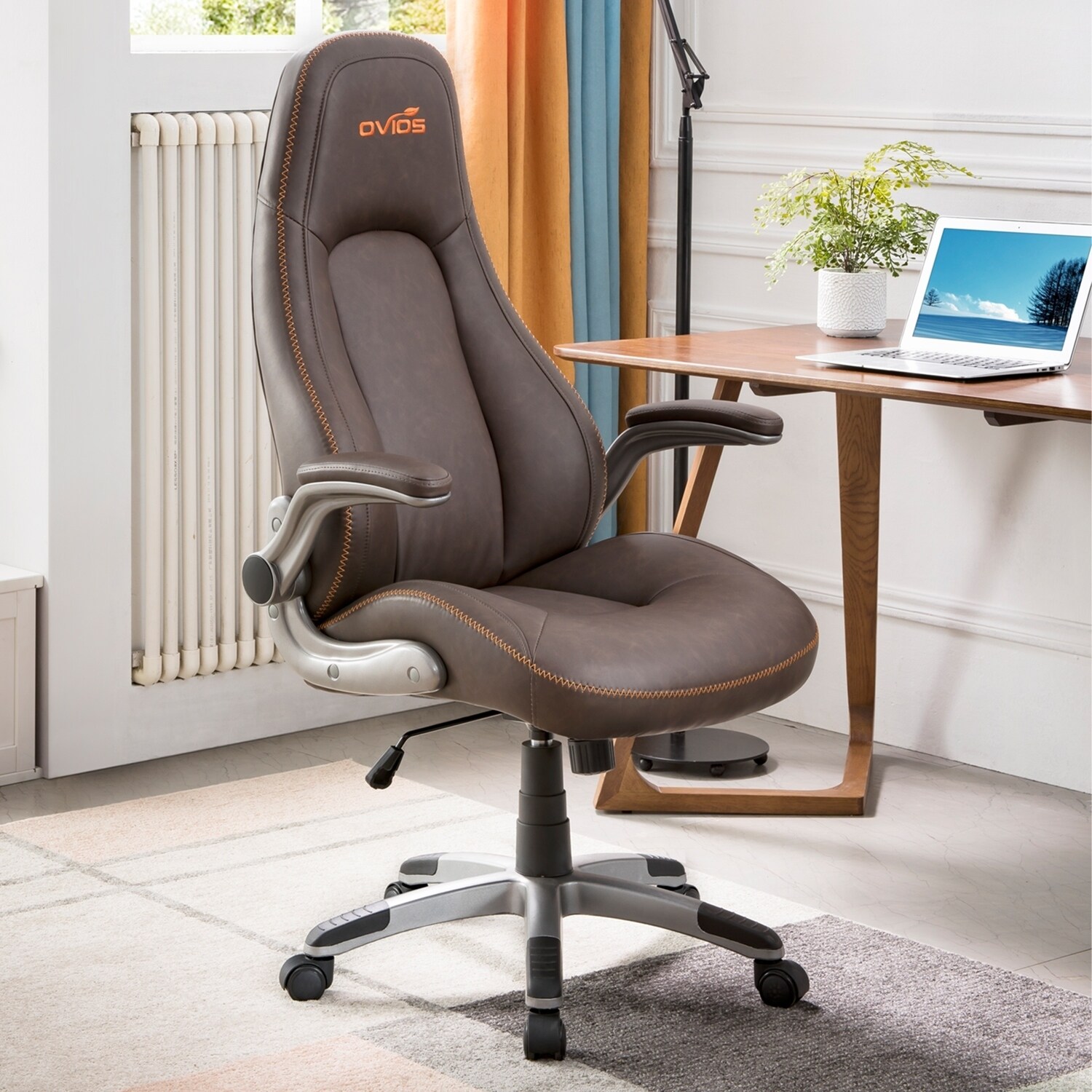 Shop Ovios Ergonomic Office Chair Modern Computer Desk Chair High