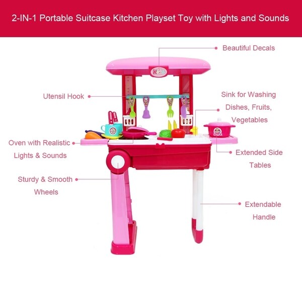 foldable kitchen set toy