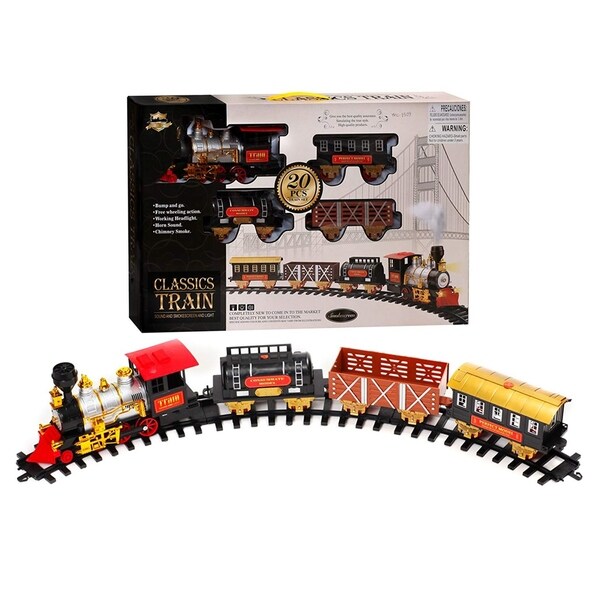 christmas toy train set