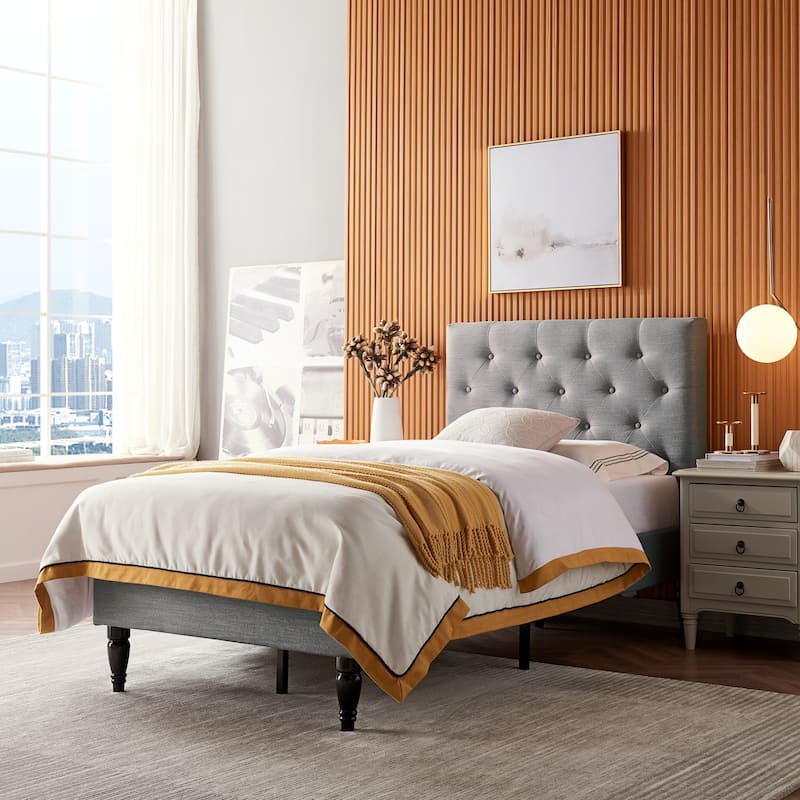 Atterbury Twin-size Contemporary Tufted Platform Bed by Christopher Knight Home