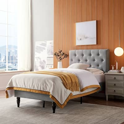 Atterbury Twin-size Contemporary Tufted Platform Bed by Christopher Knight Home