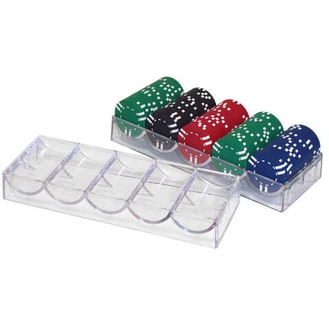 Acrylic Casino Chip Trays (Lot of 10)