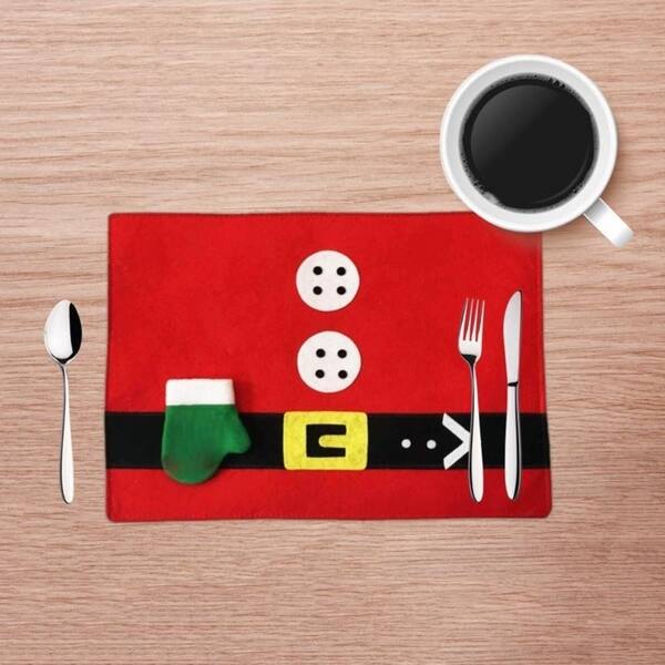 Shop Santa Place Mat Set Of Two On Sale Free Shipping On