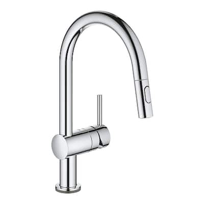 Grohe Minta Touch Single Hole Pullout Swivel Kitchen Faucet