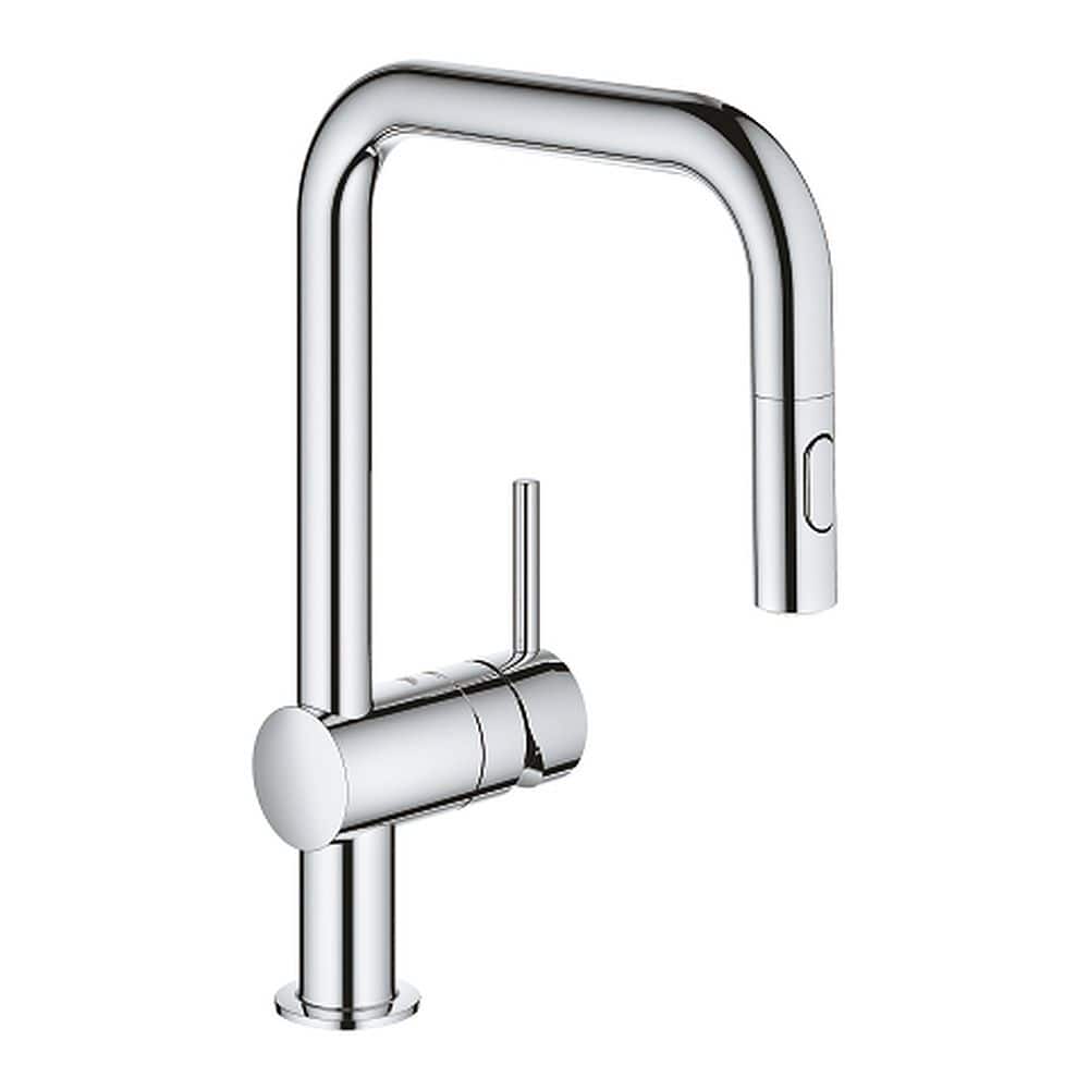 Grohe Minta Single Hole Pullout Swivel Kitchen Faucet