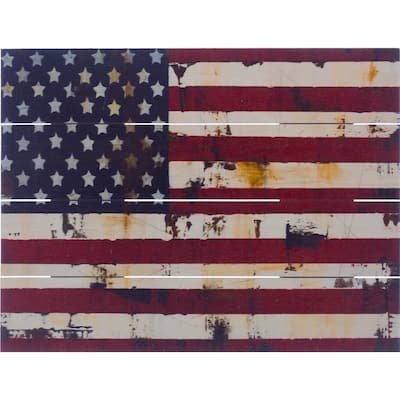 Wood Pallet Art - American Flag