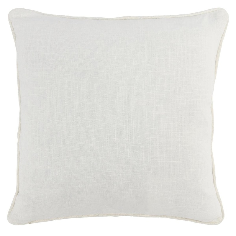 Kosas Home Kassia Embroidered 100% Linen 20-inch Throw Pillow