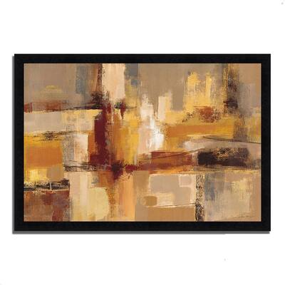 "Sandcastles" by Silvia Vassileva, Framed Painting Print