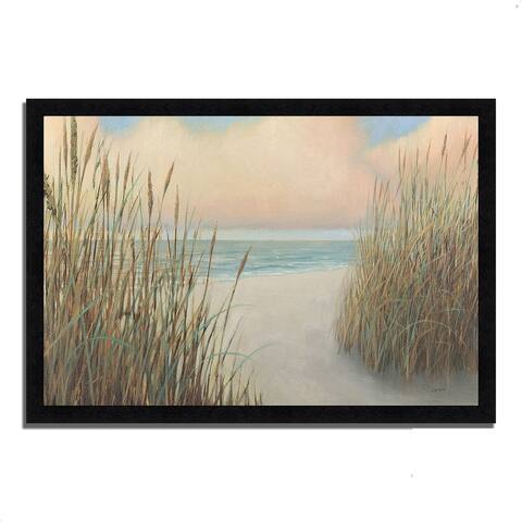 "Beach Trail I" by James Wiens, Framed Painting Print